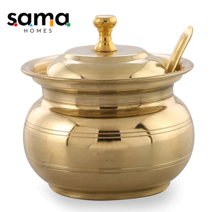 Elegnat Brass Ghee Pot 