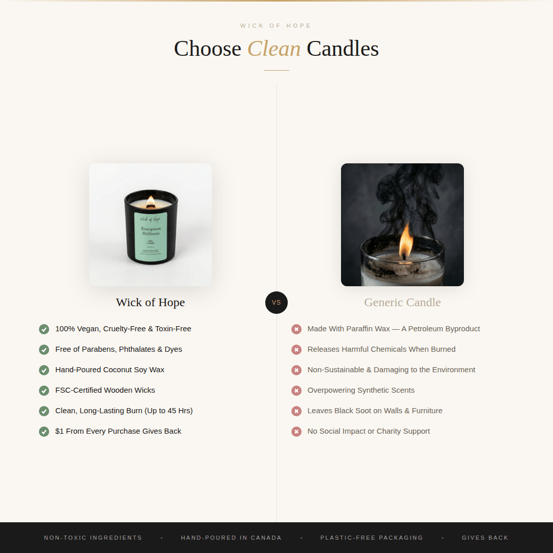 Quiet Season Candle | Cedarwood + Fig by Wick of Hope - Full Size Candle (View 10)