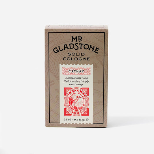 Mr. Gladstone Cathay Solid Cologne - Fine Fragrance Reminiscent of 1932 Shanghai (1 Unit)
