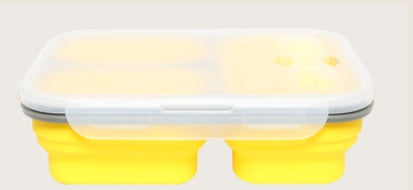 Outdoor Tableware Silicone Folding Lunch Box Portable Sealed Lunch – Image 5