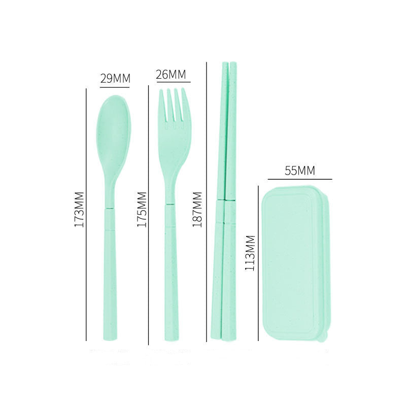 Cutlery Knife Fork Spoon Chopsticks Set Storage Box Five Piece Set – Image 7 - Image 7