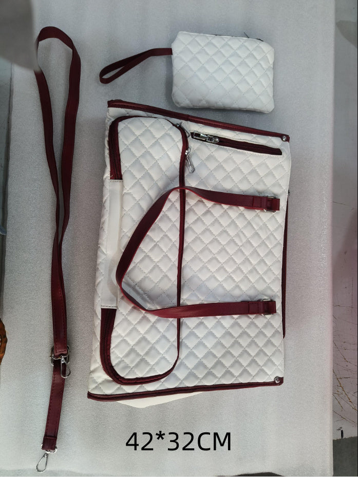 Fashionable Lunch Tote Bag Women's Thermal Insulation Lunch Box Leak-proof Crossbody Computer Storage Bag Quilted Large Capacity Handbag With Purse – Image 12 - Image 12