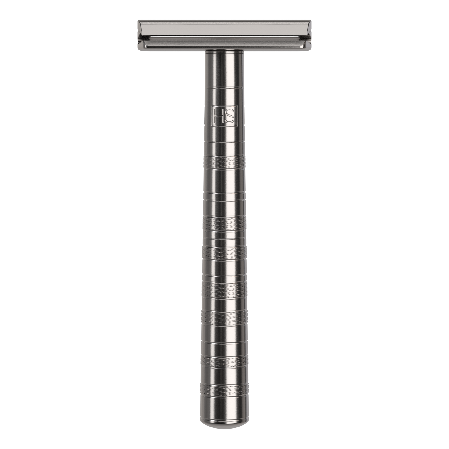 Henson Ti22 Grade 5 Titanium Safety Razor in Raw Grey Finish - The ultimate heirloom shaving tool for sensitive skin.