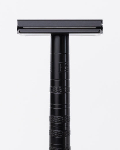 Henson AL13-M Razor Jet Black – Premium Safety Razor for Smooth Shaving