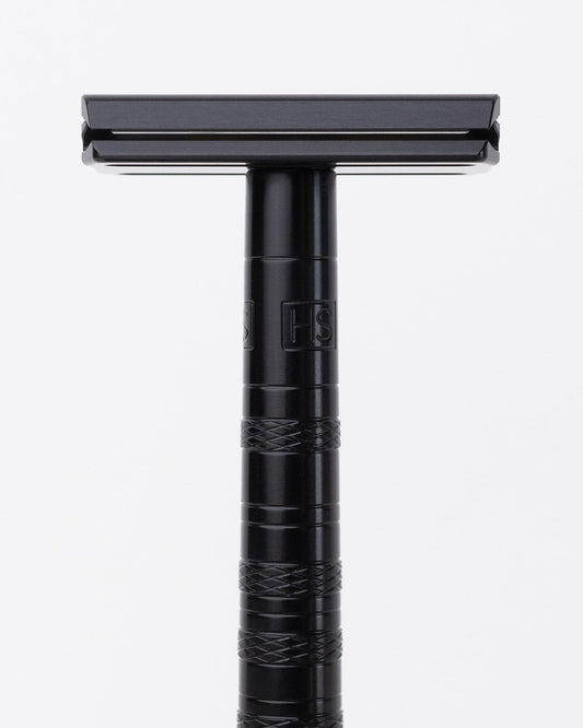 Henson AL13-M Razor Jet Black – Premium Safety Razor for Smooth Shaving