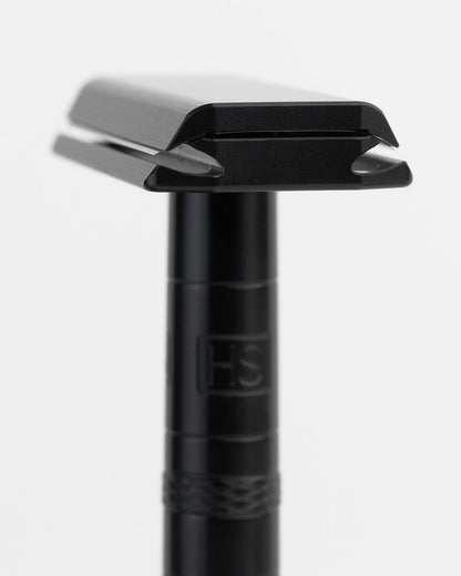 Henson AL13-M Razor Jet Black – Premium Safety Razor for Smooth Shaving