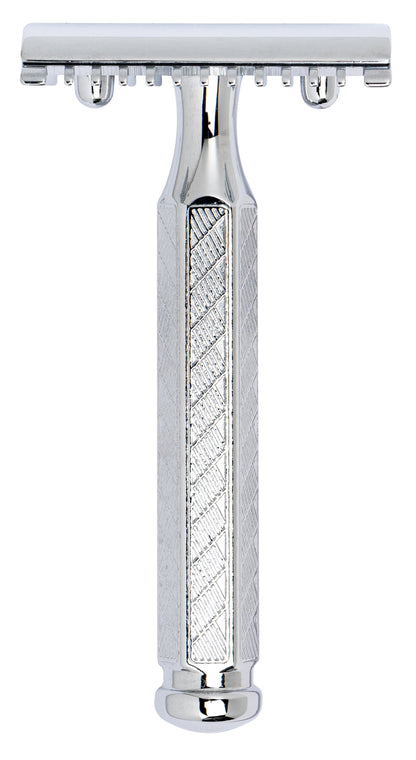 Merkur 41C 3-Piece DE Safety Razor, Open Comb, Classic 1906 Etched Handle, Chrome by Merkur - Double Edge Safety Razors (View 2)