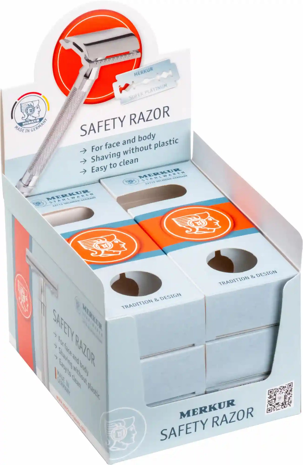 MERKUR Display Blue by Merkur - Double Edge Safety Razors