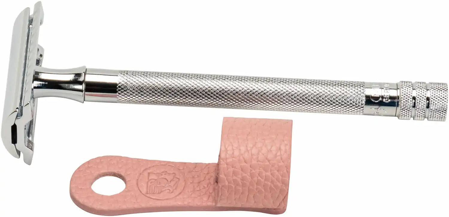 MERKUR Pink Razor Holder by Merkur - Double Edge Safety Razors