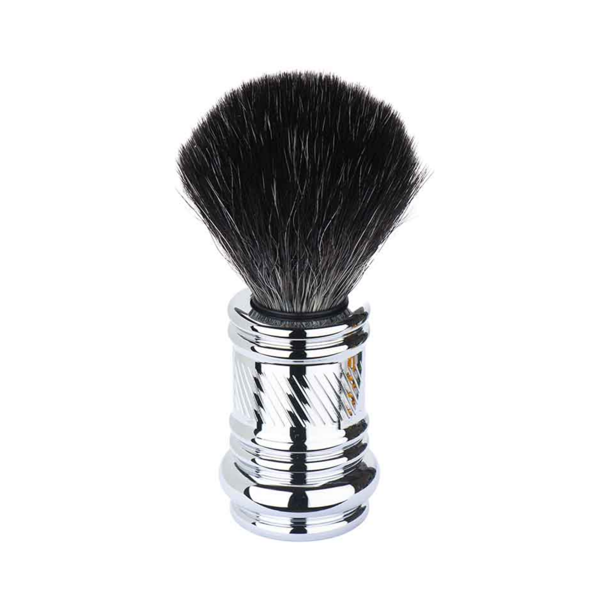 MERKUR Shaving Brush 1381 with Vegan Synthetic Hair in Bright Chrome by Merkur - Shaving Brush (View 2)