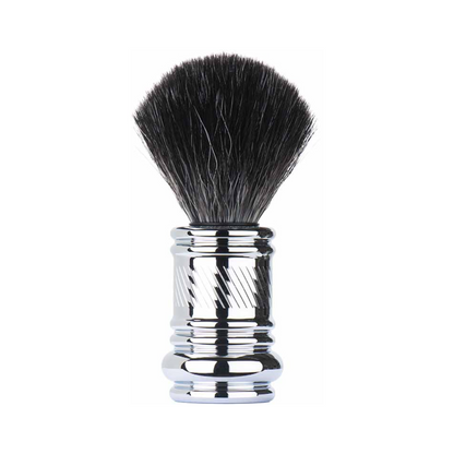MERKUR Shaving Brush 1381 with Vegan Synthetic Hair in Bright Chrome by Merkur - Shaving Brush