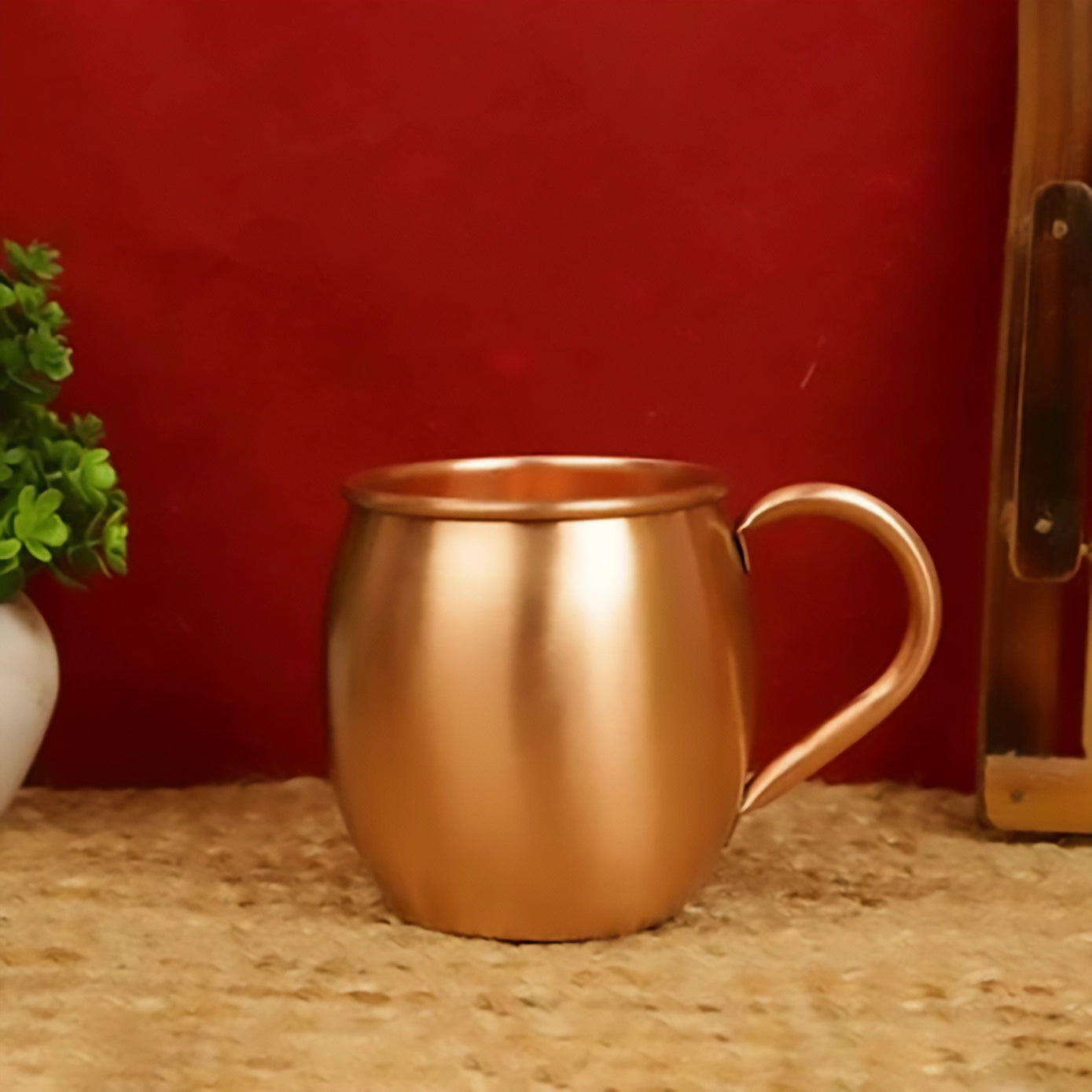 Moscow Mule Copper Mugs Plain Design| Barware | Available Set of - 4, 8, 12 – Sama Homes