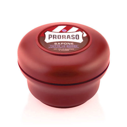 Proraso Red Sandalwood Soap with Shea Butter Red Bowl - Eco-friendly - Sama Homes