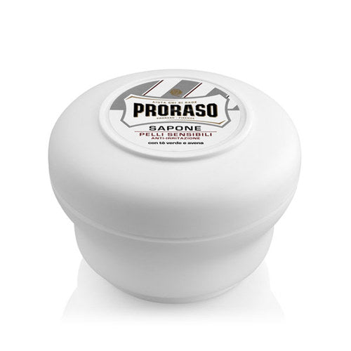 Proraso Shaving Soap Bowl Green Tea and Oats Bowl White - Eco-friendly - Sama Homes