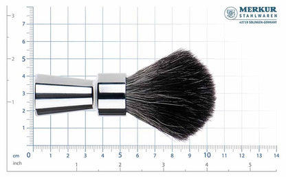 MERKUR Shaving Brush 1100 with Vegan Synthetic Hair in Bright Chrome by Merkur - Shaving Brush (View 3)