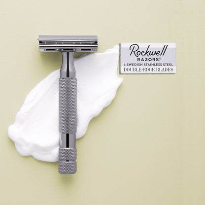 Rockwell 2C Adjustable DE Safety Razor - Gunmetal (2 Settings) by Rockwell - Double Edge Safety Razors (View 2)