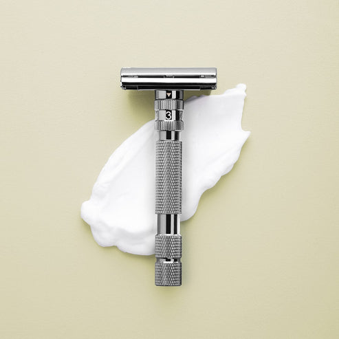 Rockwell T2 Adjustable Safety Razor - Gunmetal (Twist-to-Open)