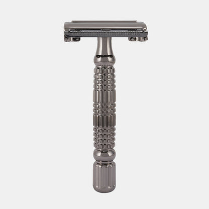 Rockwell R1 DE Safety Razor - Gunmetal by Rockwell - Double Edge Safety Razors