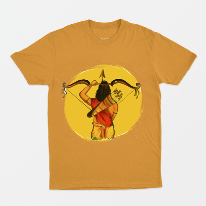 Lord Ram with bow Printed 100% cotton T-shirt - Sama Homes