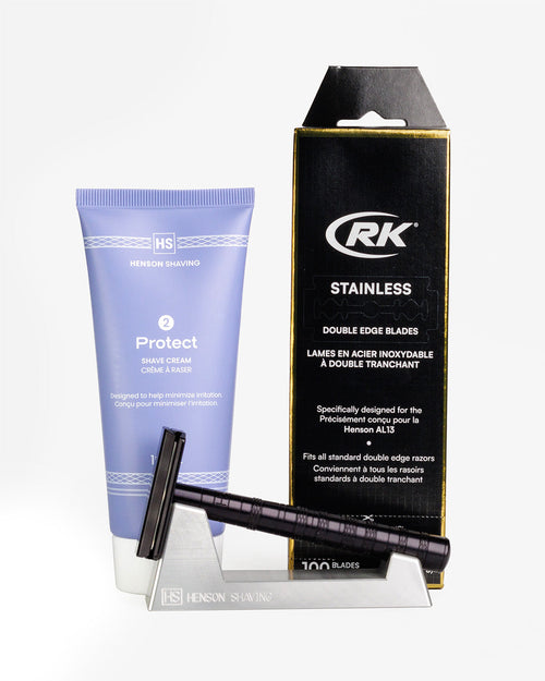 The Ultimate Valentine's Gift Set: Henson AL13 Razor Bundle + 2-Year Blade Supply