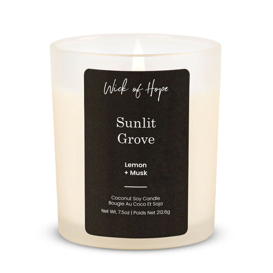 Sunlit Grove Candle | Lemon + Musk