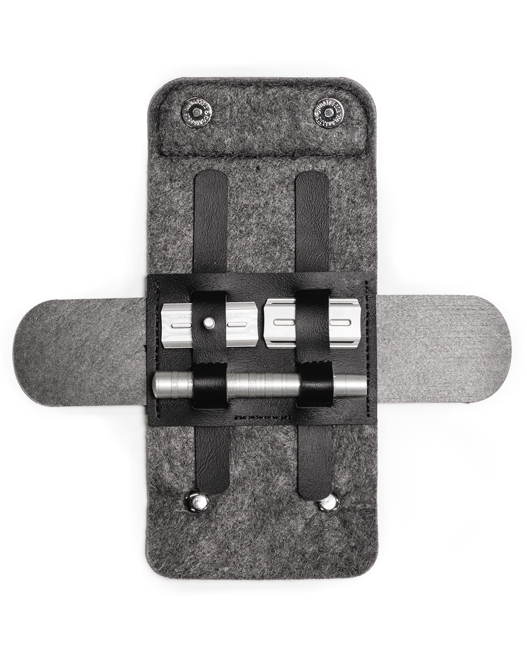 Henson Travel Case – Premium Merino Wool & Vegan Leather Razor Case – Image 3