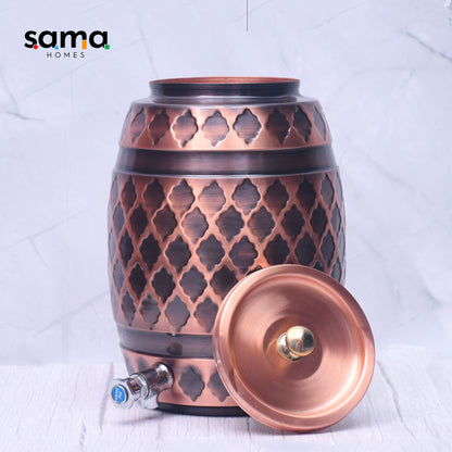 Pure Copper Water Dispenser Barrel Kangura Designed Capacity - Sama Homes