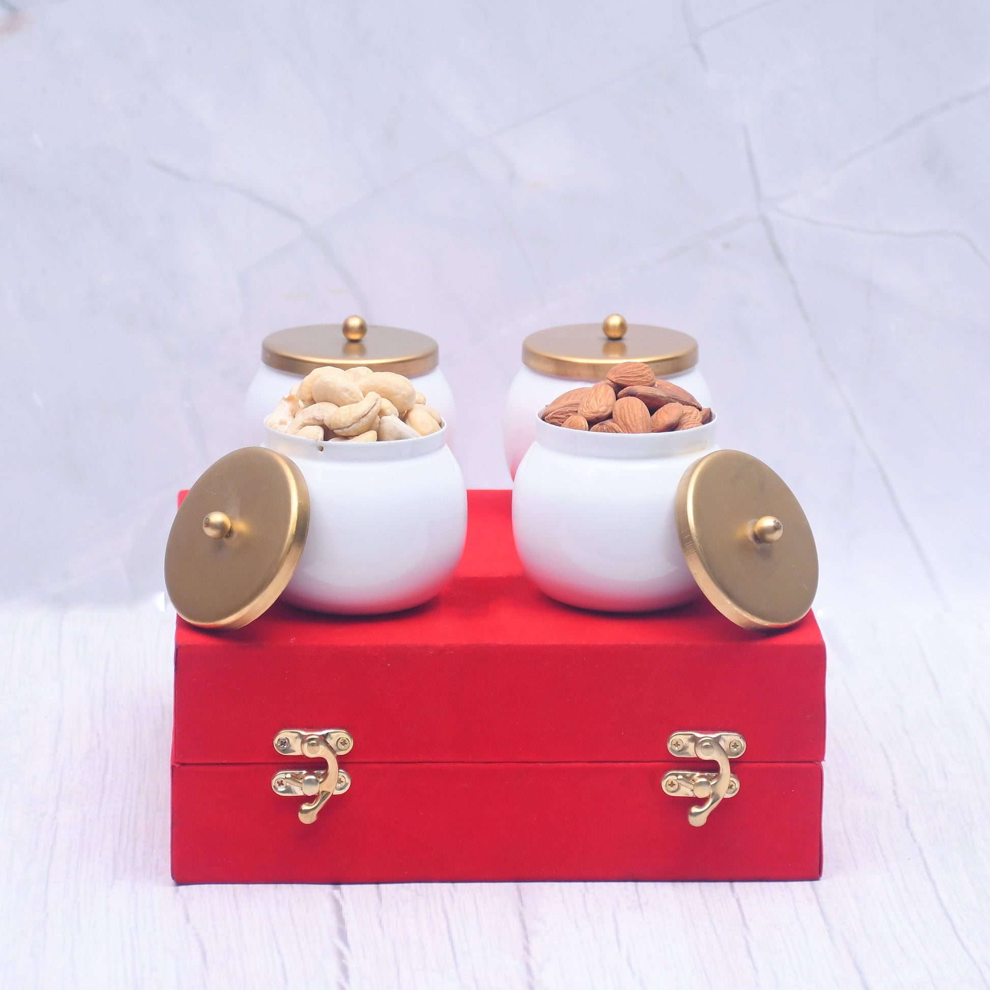 Dry fruits Jar Containers - Royal Gifting Box Pack of 2 and 4 - Sama Homes