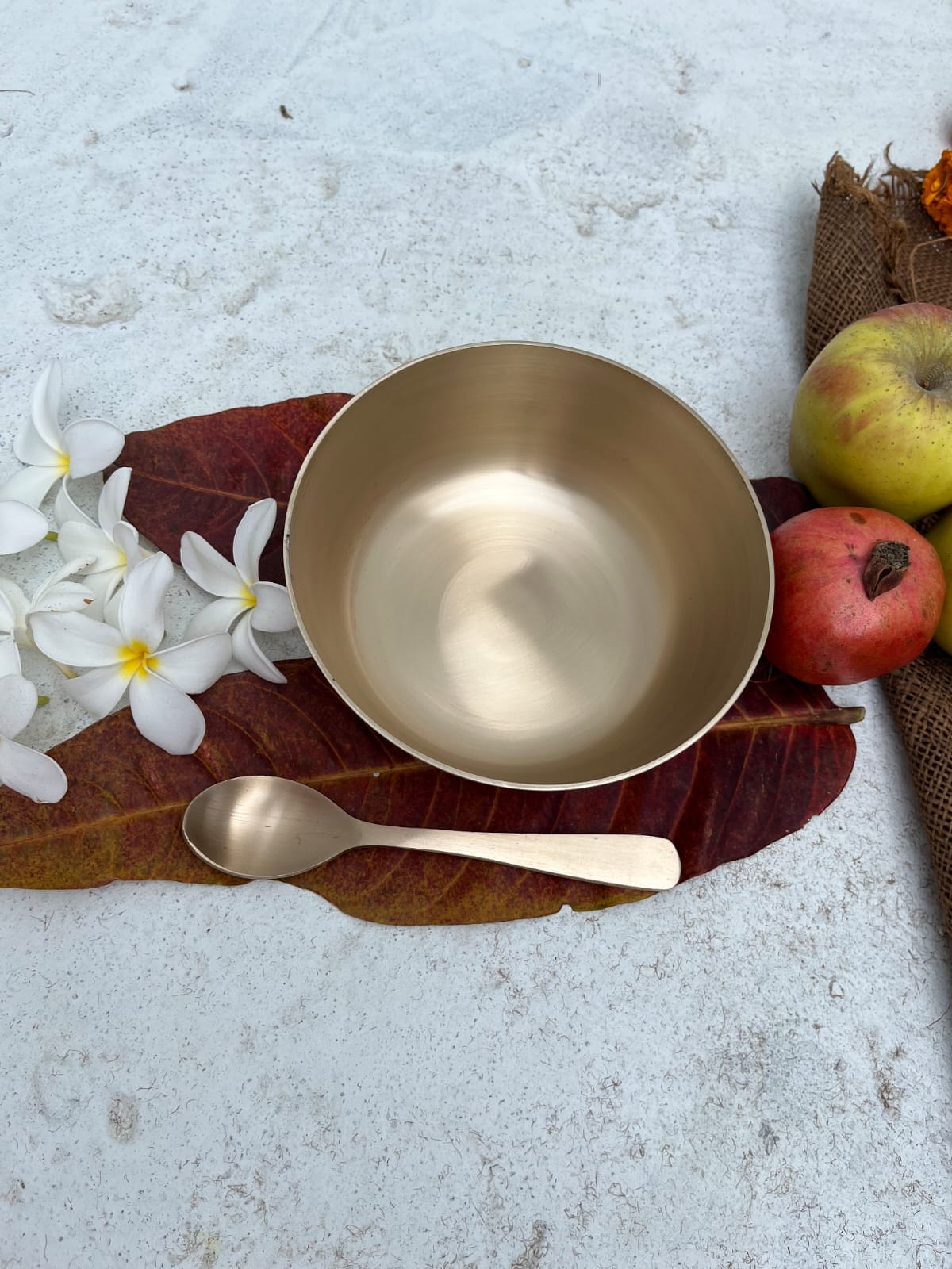 Bronze Bowl / Kansa Porridge Daliya Kheer Bowl / Complete Meal Bowl - Sama Homes