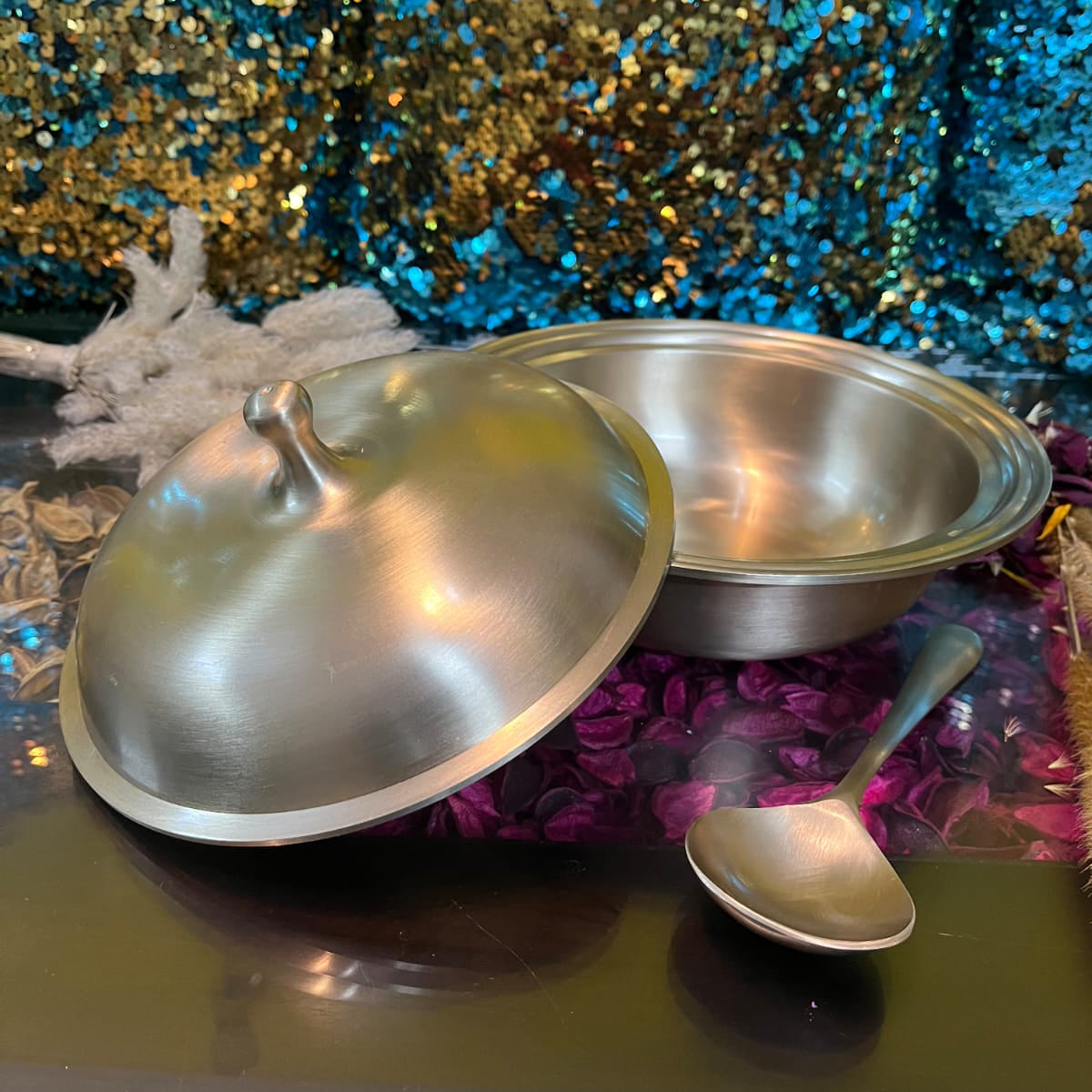 Bronze Casserole / Donga / Bowl - Sama Homes - Image 8