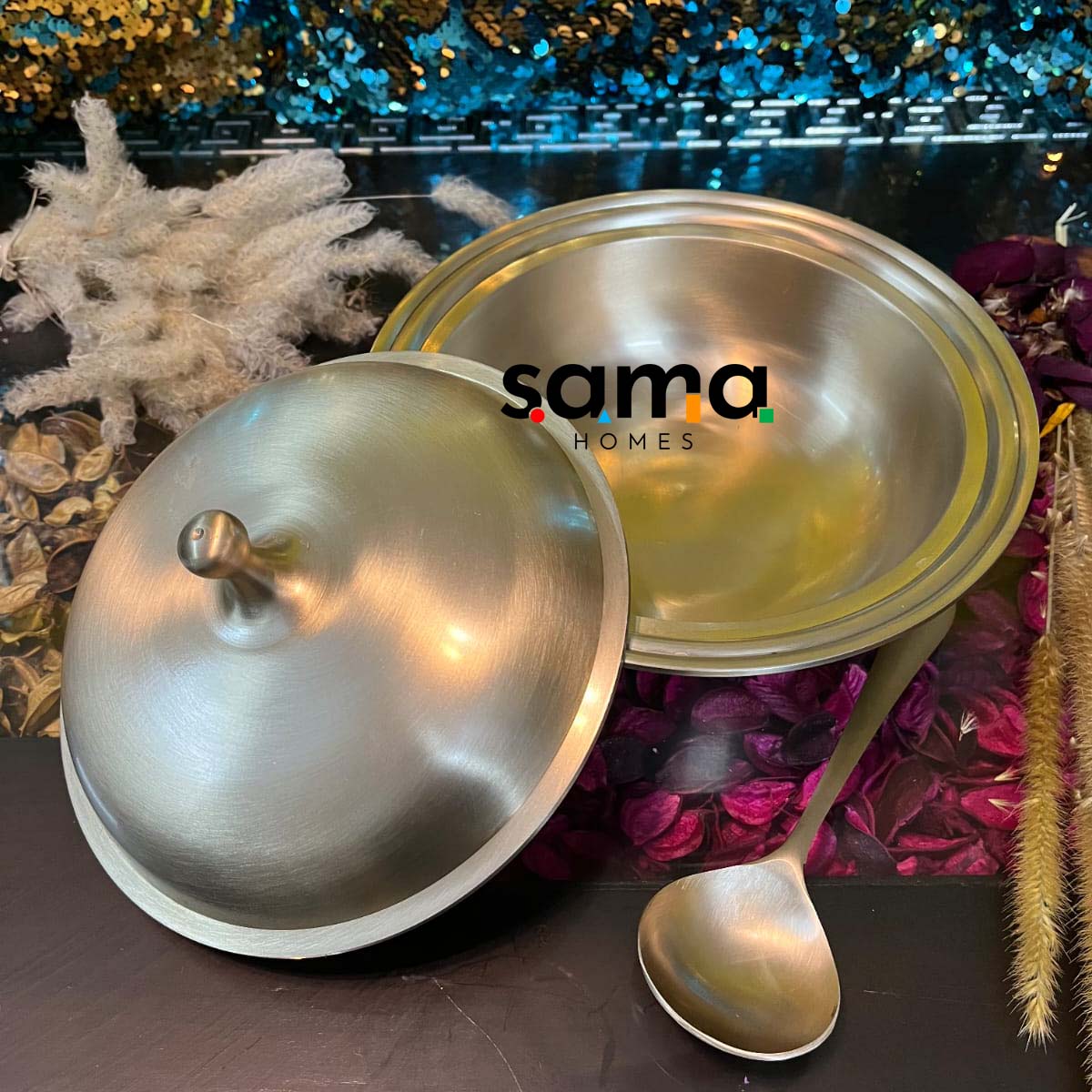 Bronze Casserole / Donga / Bowl - Sama Homes