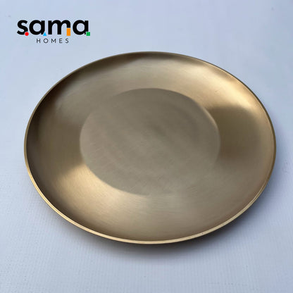Bronze / kansa dosa plate - Sama Homes