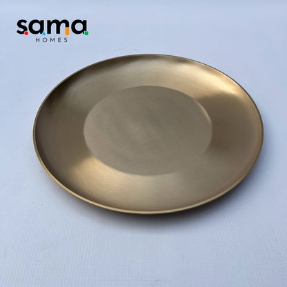 Bronze / kansa dosa plate - Sama Homes