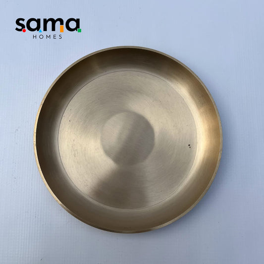 Bronze / kansa quarter plate - Sama Homes