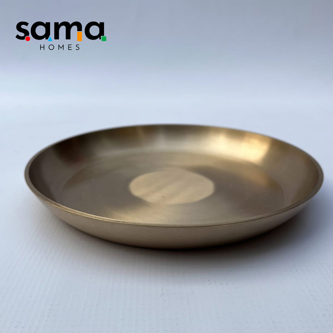 Bronze / kansa quarter plate - Sama Homes