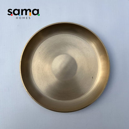 Bronze / kansa quarter plate - Sama Homes