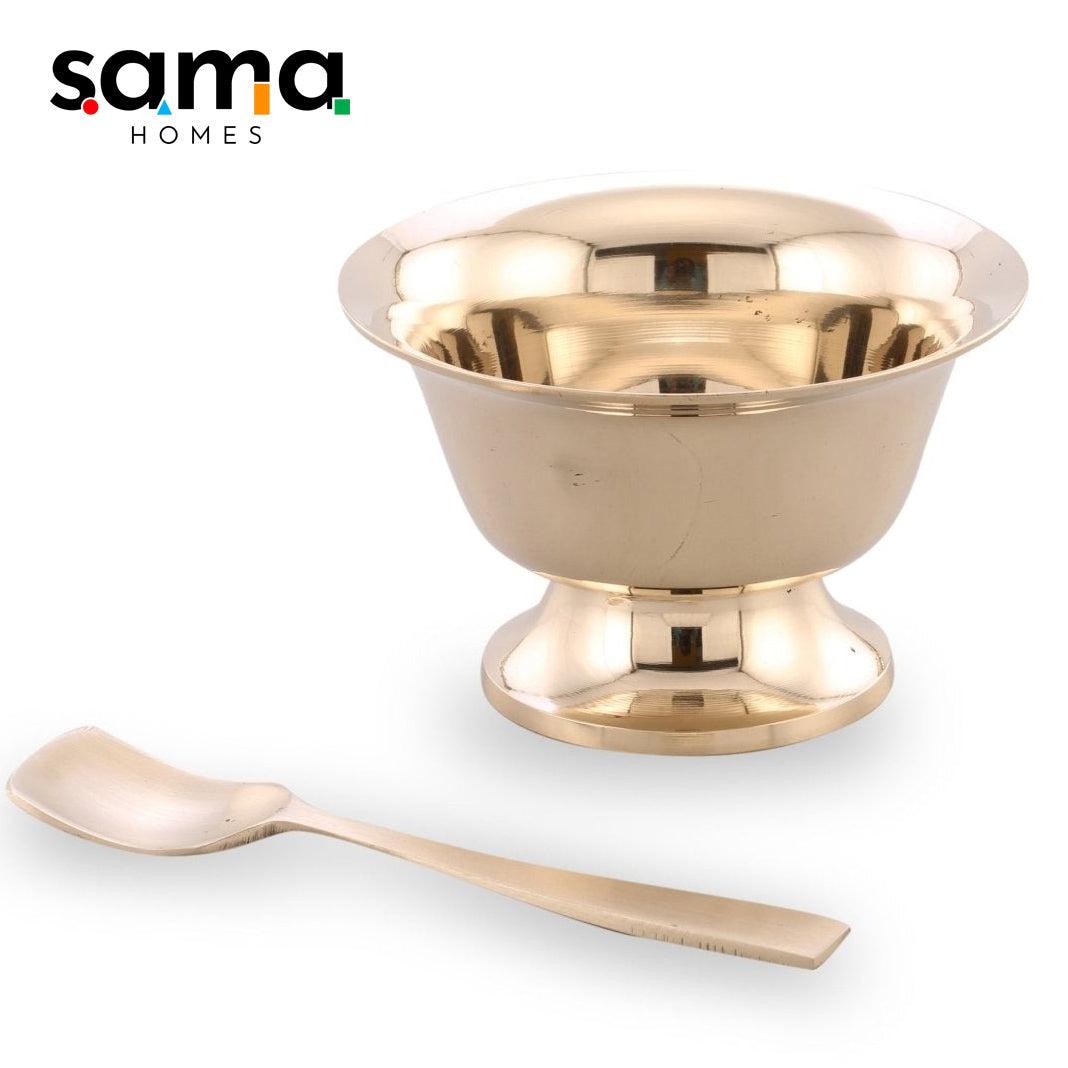 Kansa / Bronze Sweet / Rasgulla / Kheer Bowl - Sama Homes
