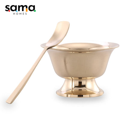 Kansa / Bronze Sweet / Rasgulla / Kheer Bowl - Sama Homes