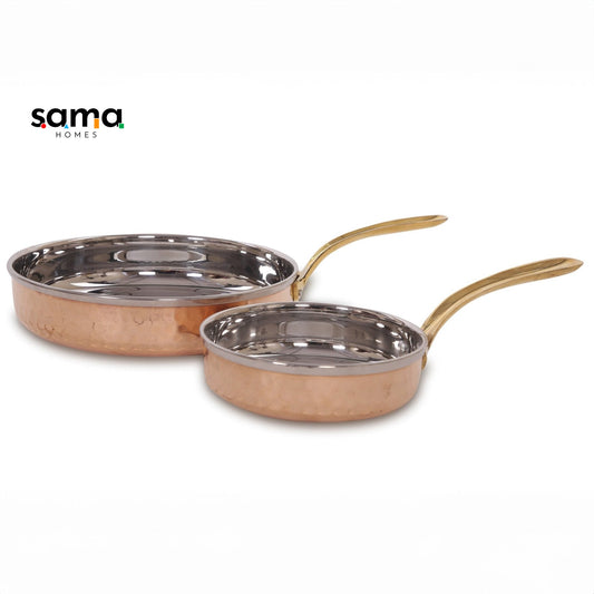 Copper Steel Saucepan - Sama Homes