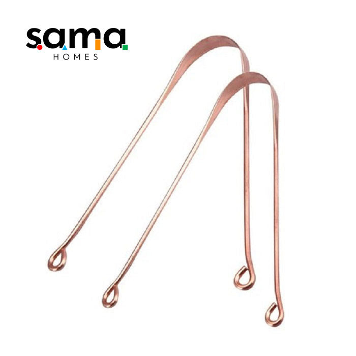 Pure Copper Tongue Cleaner Set of 2 - Sama Homes