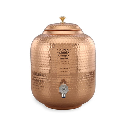 Copper Water Dispenser | Traditional Vessel with Health Benefits - Sama Homes