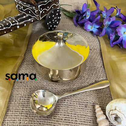 Kansa / Bronze Handi Glossy Finish - Sama Homes