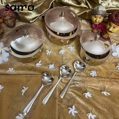 Kansa / Bronze Handi Glossy Finish - Sama Homes