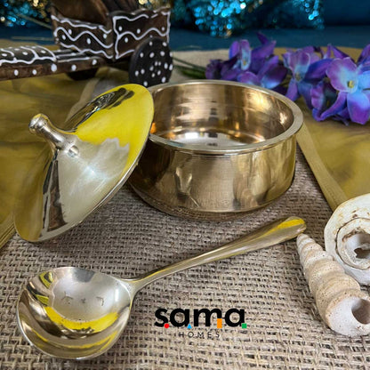 Kansa / Bronze Handi Glossy Finish - Sama Homes