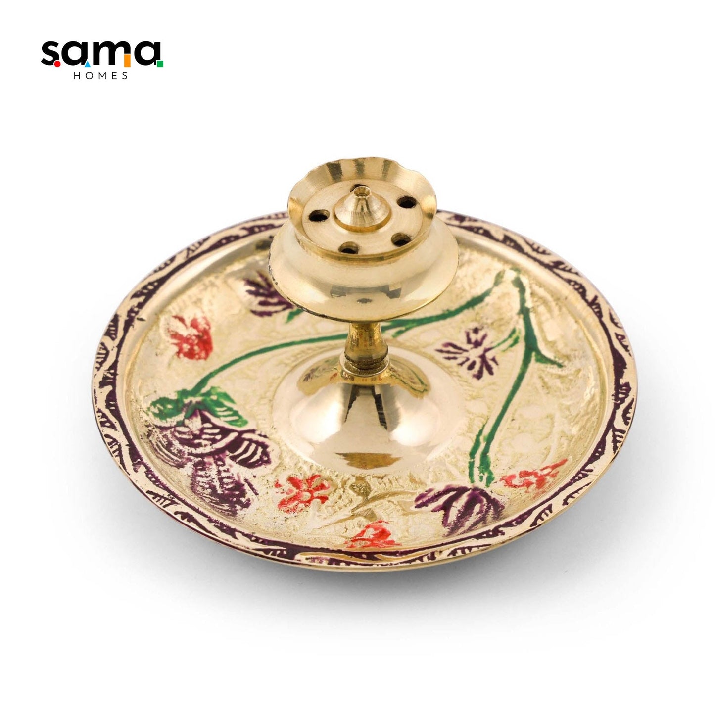 Meenakari Agarbatti / Insence Stick Stand - Sama Homes
