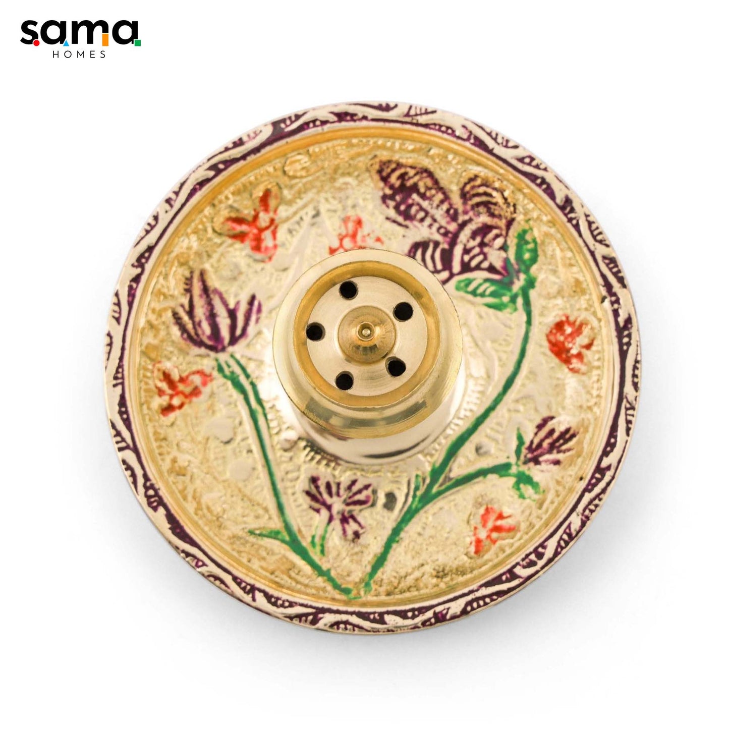 Meenakari Agarbatti / Insence Stick Stand - Sama Homes