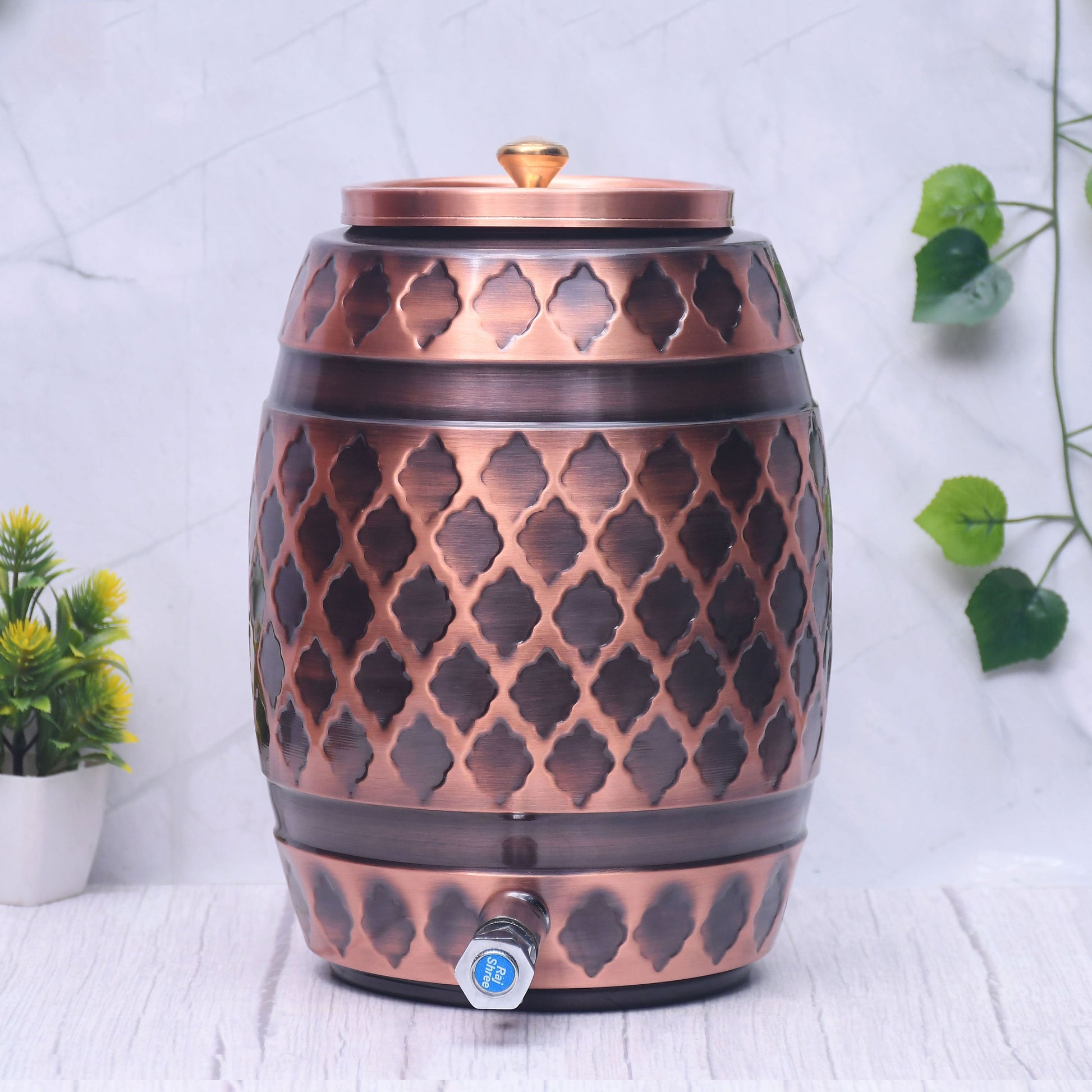 Pure Copper Water Dispenser Barrel Kangura Designed Capacity - Sama Homes